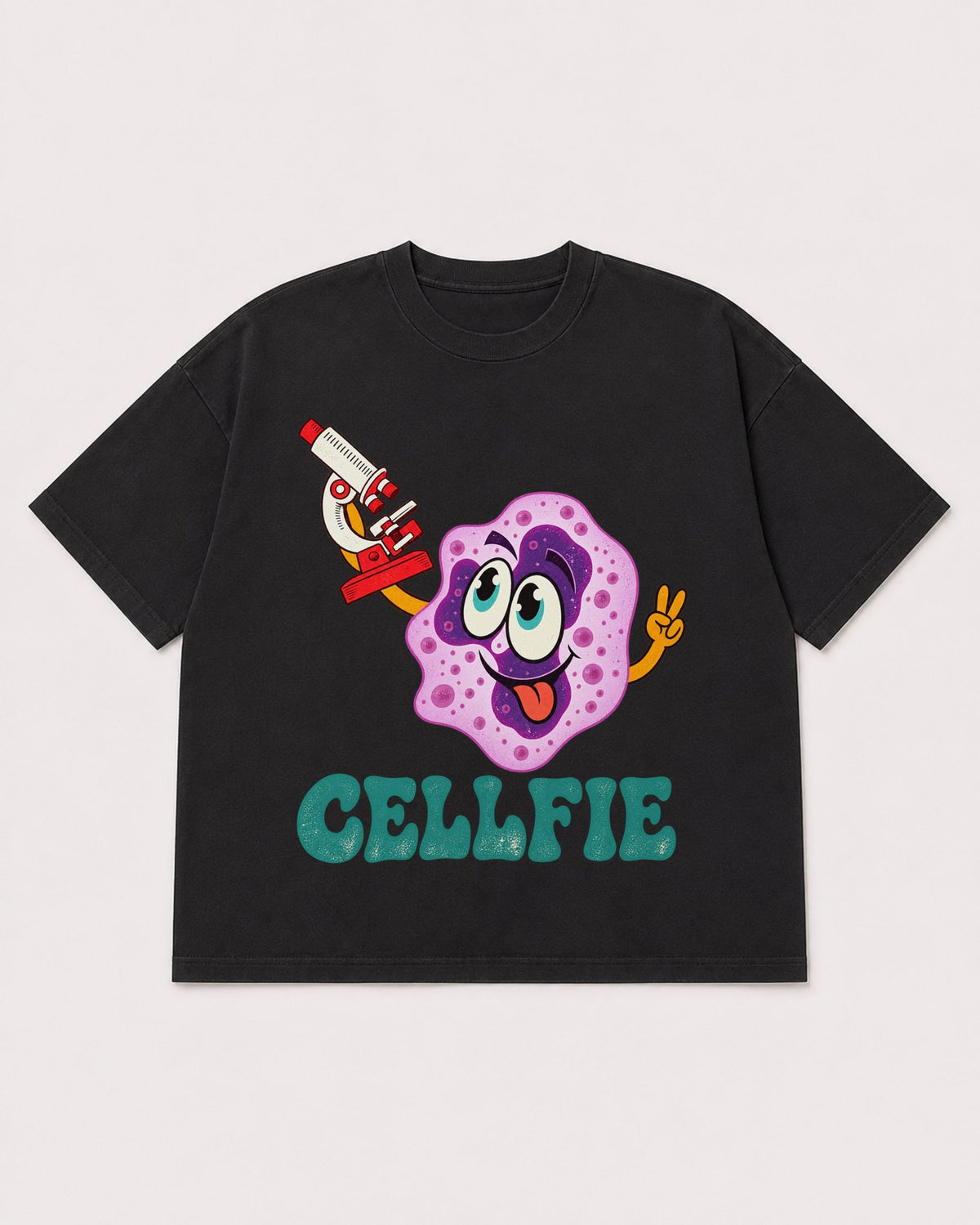 Mockup Boxy Heavyweight Tee Black product