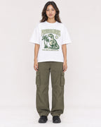 Mockup Boxy Heavyweight Tee White female full-body 02
