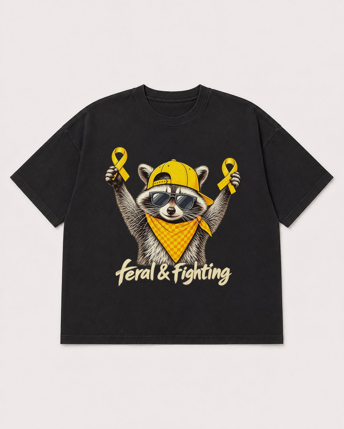 Mockup Boxy Heavyweight Tee Black product