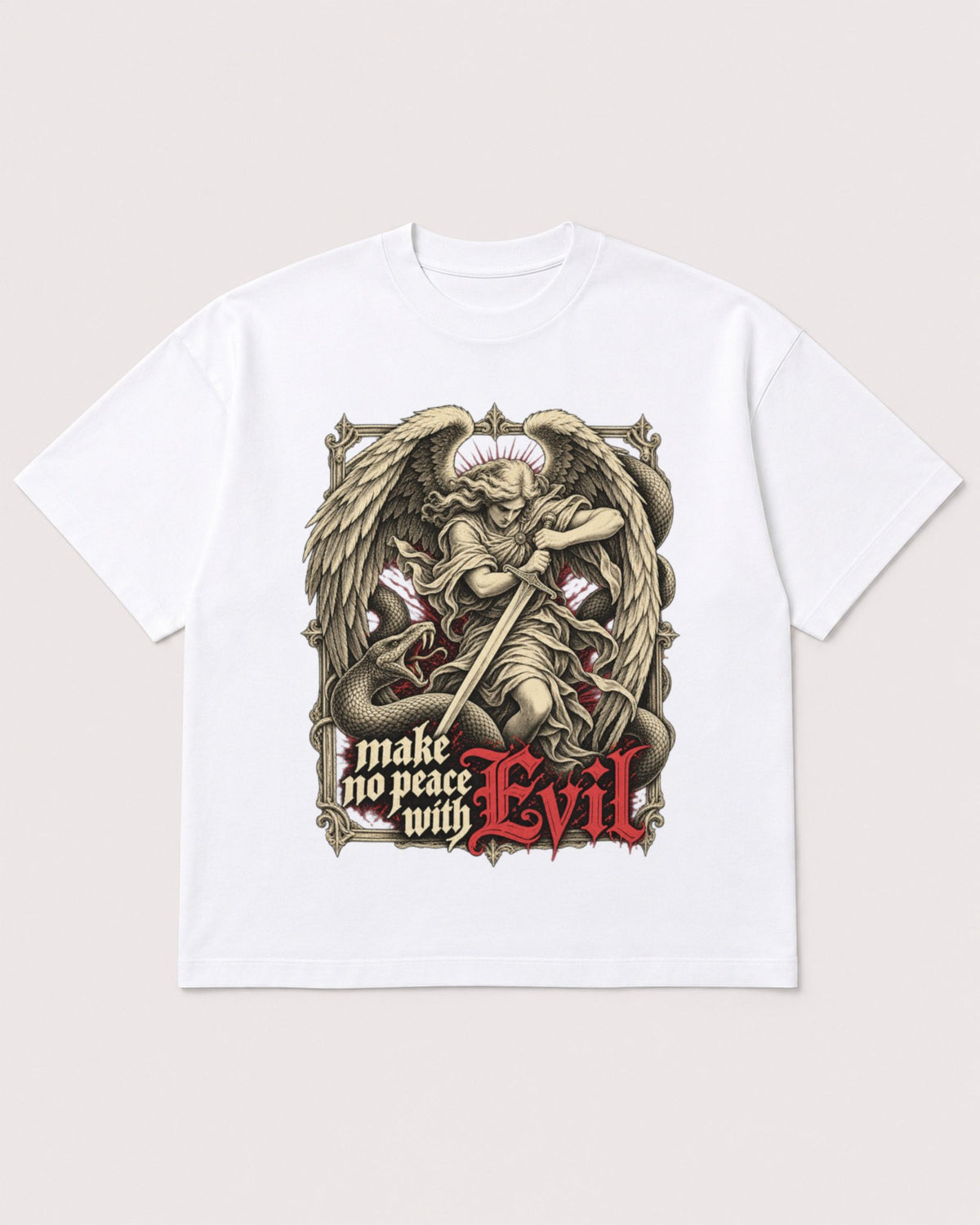 Mockup Boxy Heavyweight Tee White product