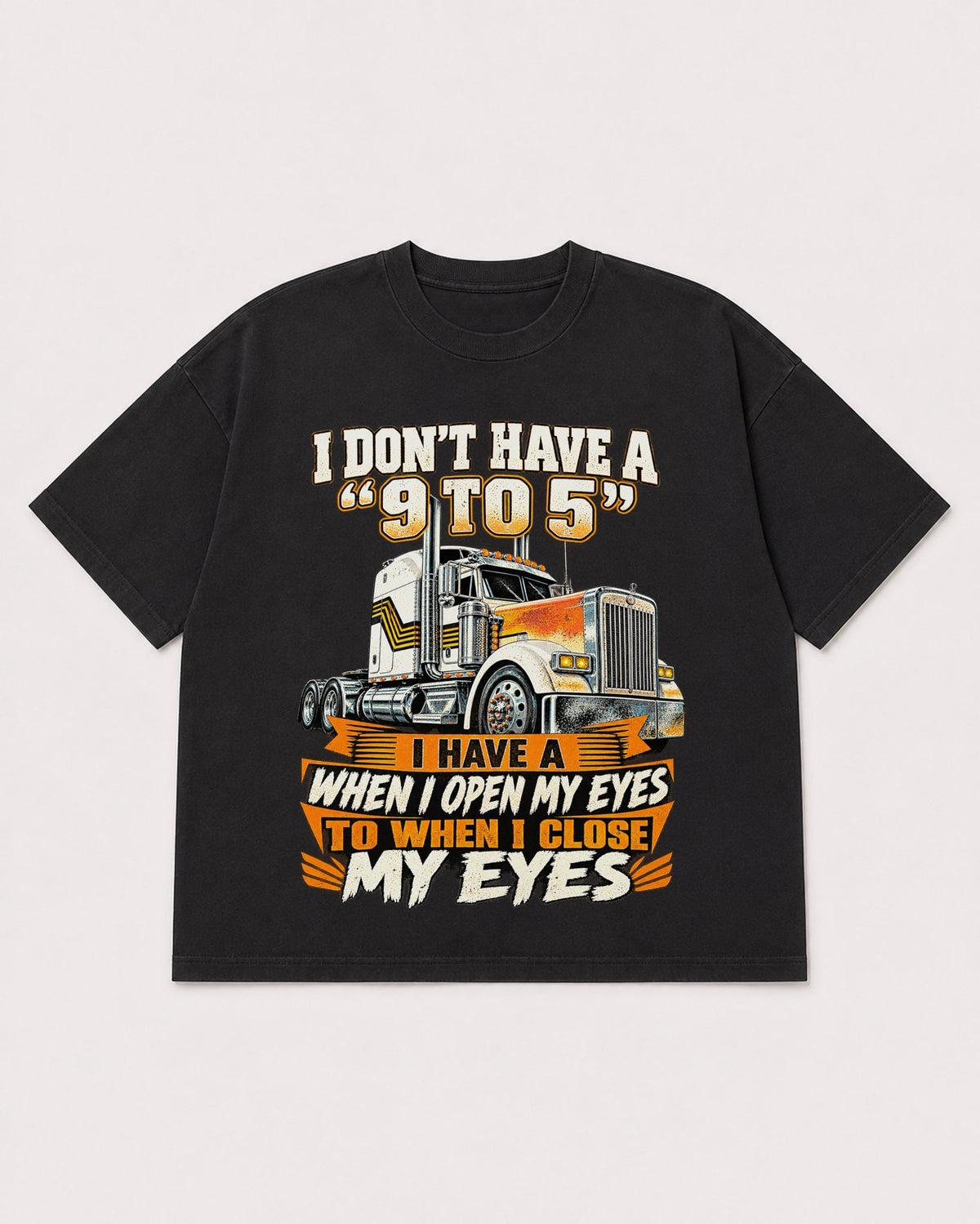 Mockup Boxy Heavyweight Tee Black product