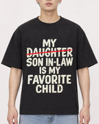 Mockup Boxy Heavyweight Tee Black male close-up 01
