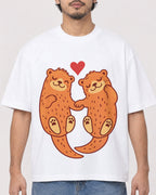 Mockup Boxy Heavyweight Tee White male close-up 02