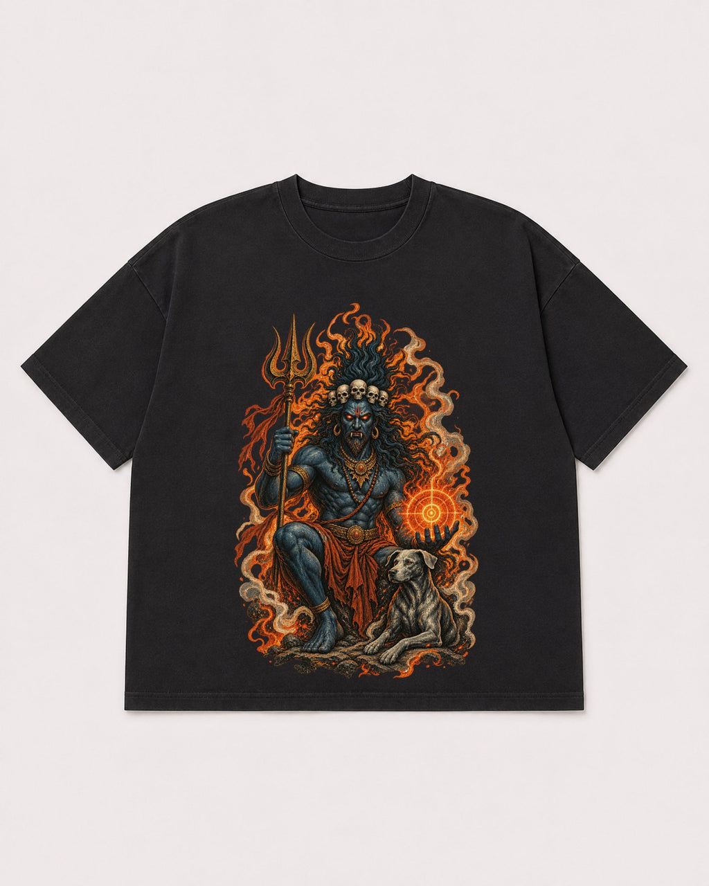 Mockup Boxy Heavyweight Tee Black product