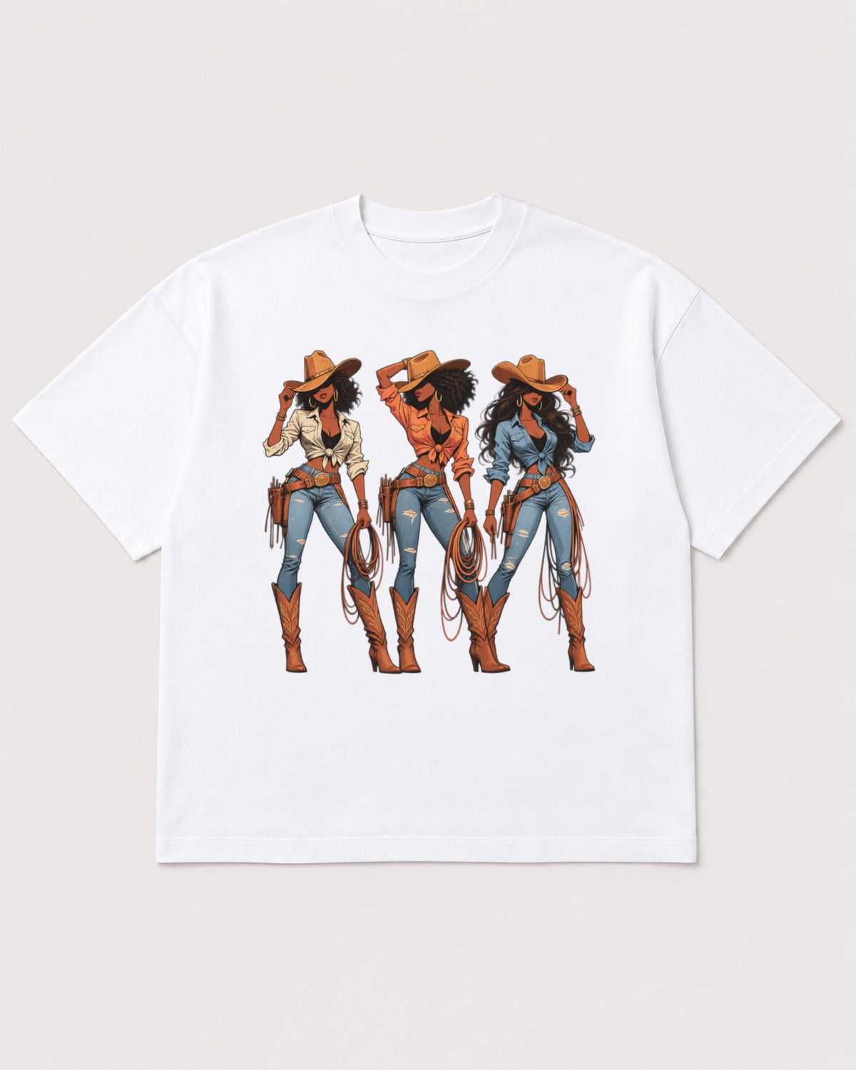 Mockup Boxy Heavyweight Tee White product