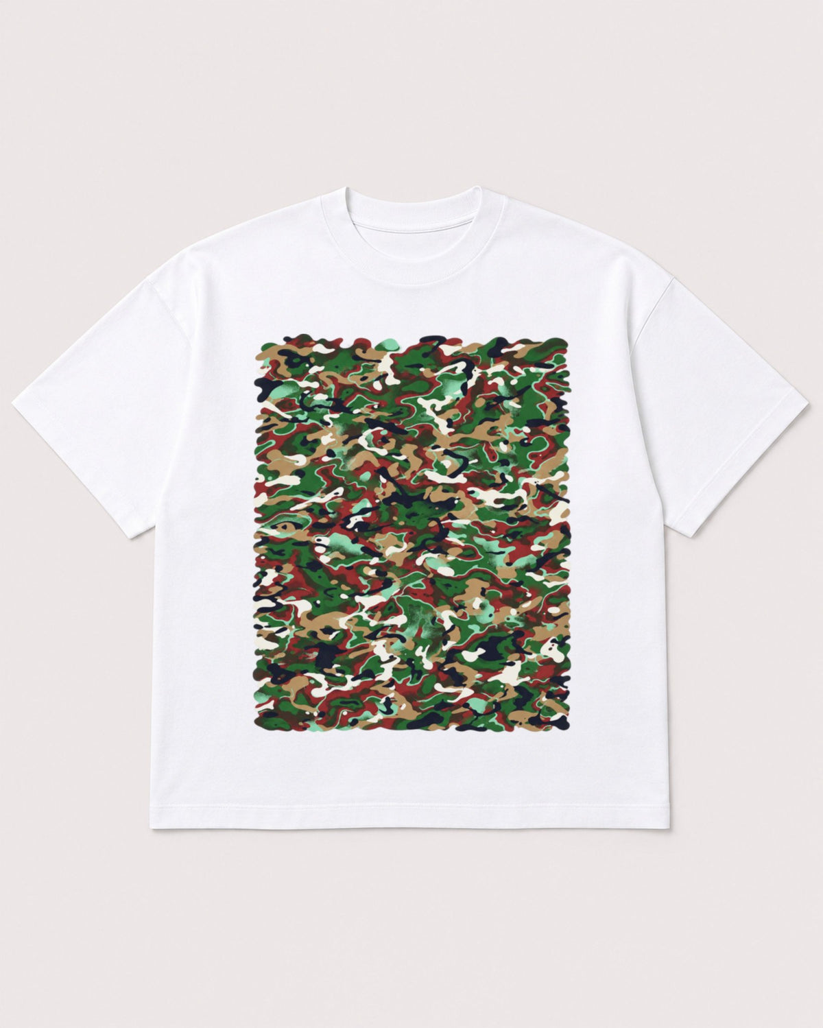 Mockup Boxy Heavyweight Tee White product