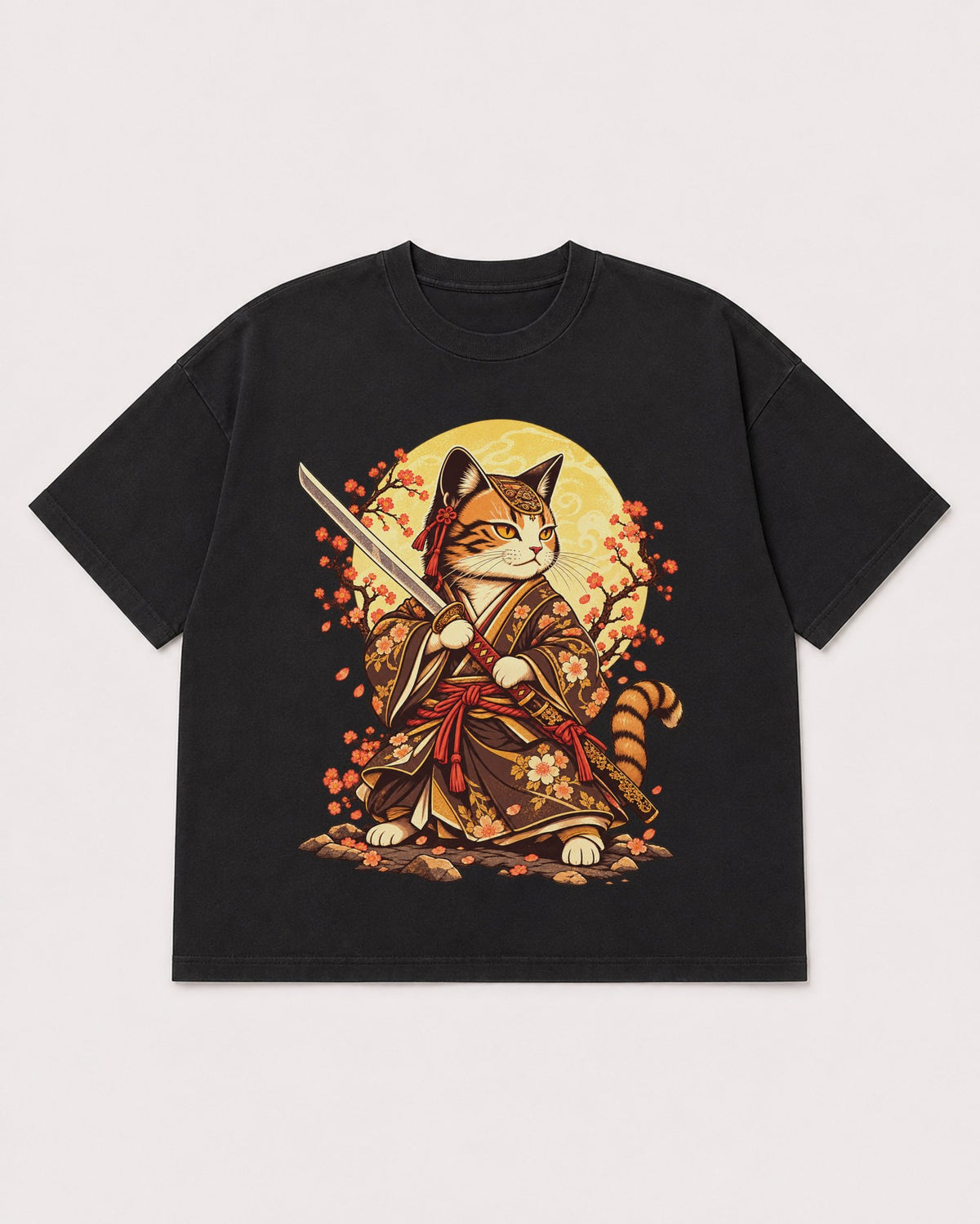 Mockup Boxy Heavyweight Tee Black product