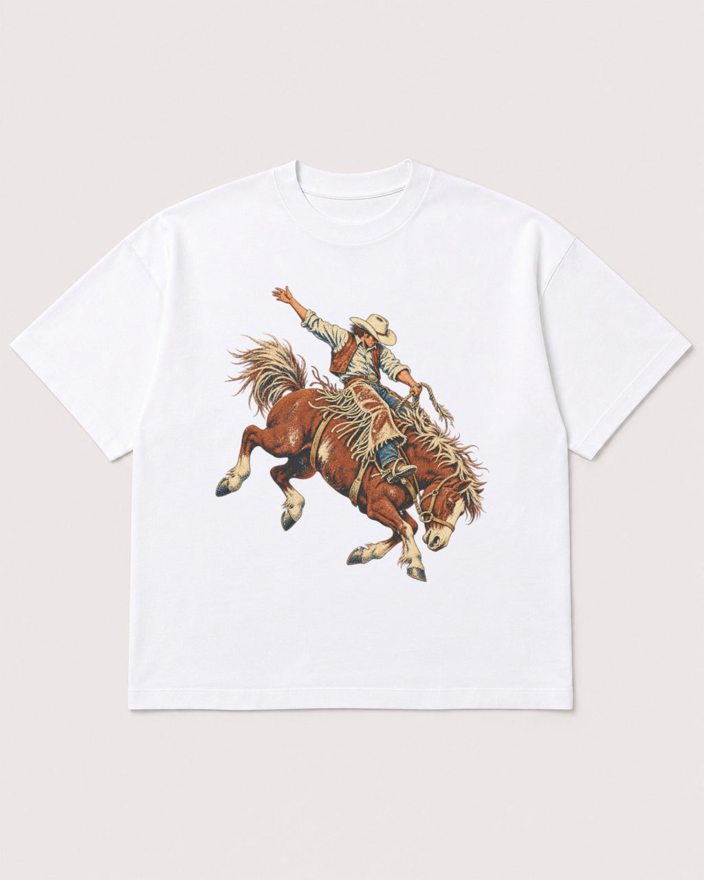 Mockup Boxy Heavyweight Tee White product