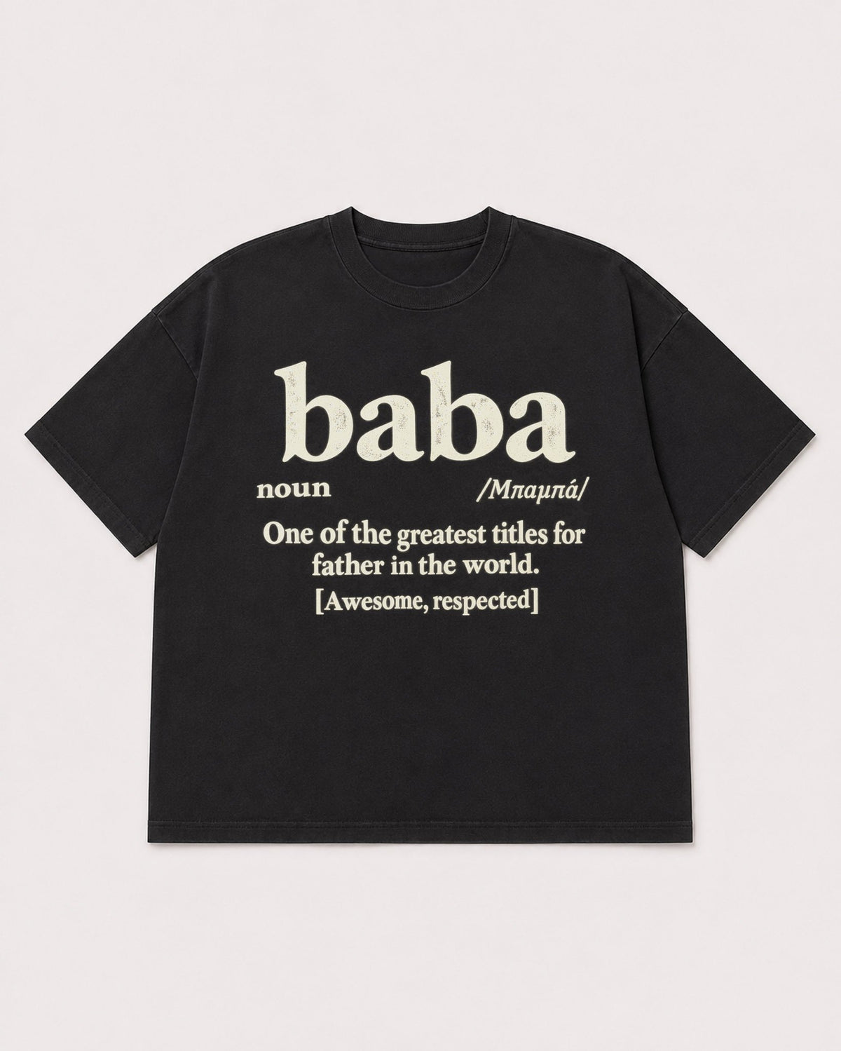 Mockup Boxy Heavyweight Tee Black product