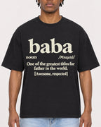 Mockup Boxy Heavyweight Tee Black male close-up 05