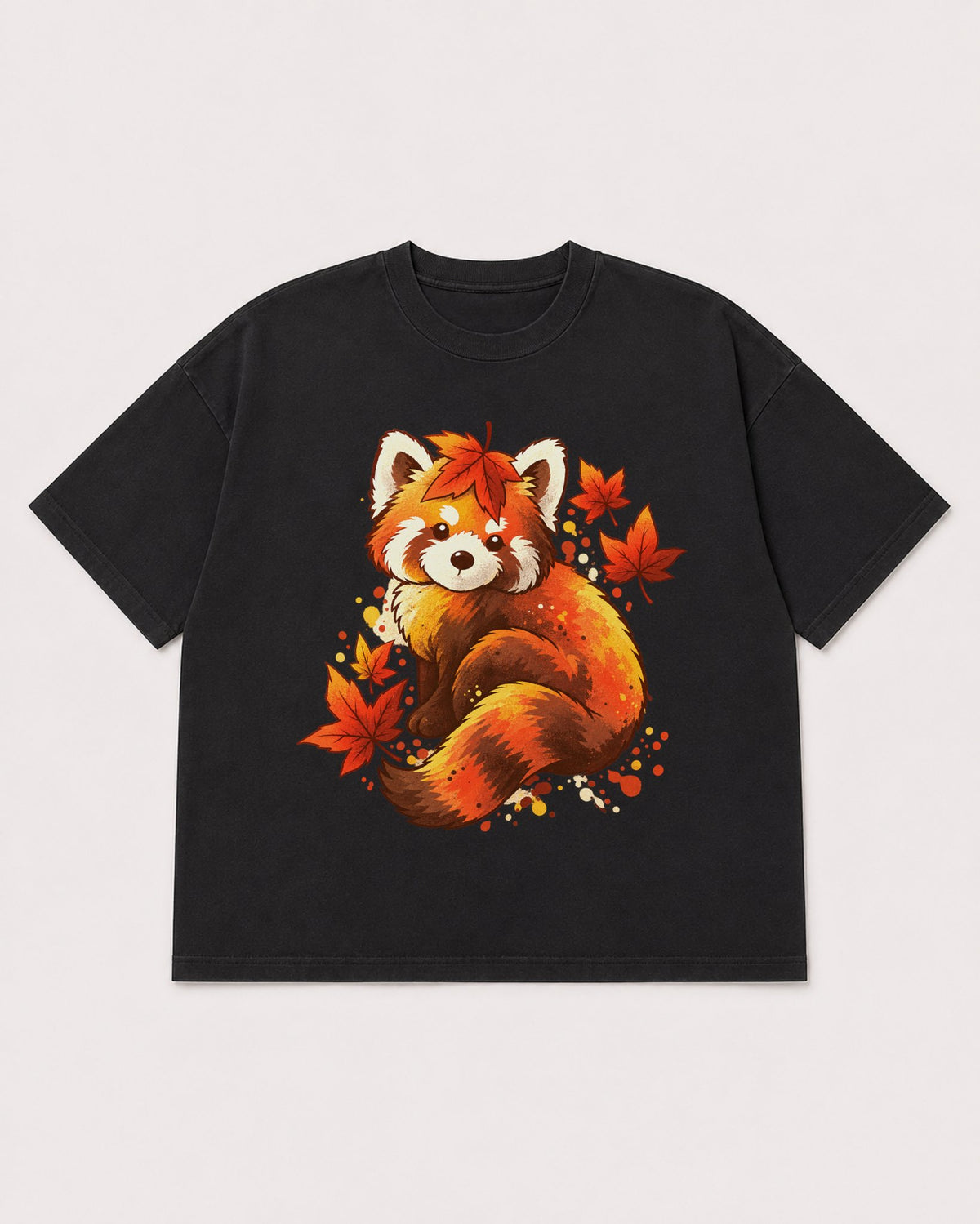 Mockup Boxy Heavyweight Tee Black product