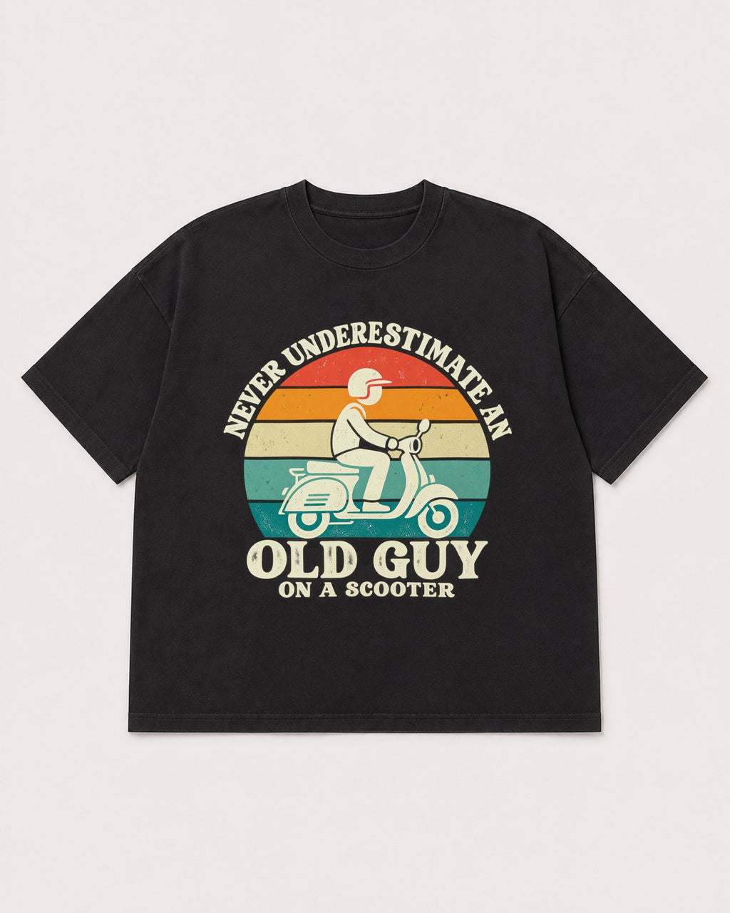 Mockup Boxy Heavyweight Tee Black product
