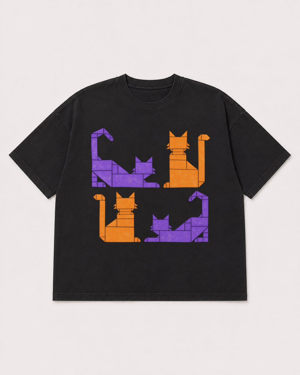 Mockup Boxy Heavyweight Tee Black product