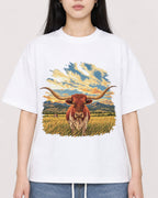 Mockup Boxy Heavyweight Tee White female close-up 01