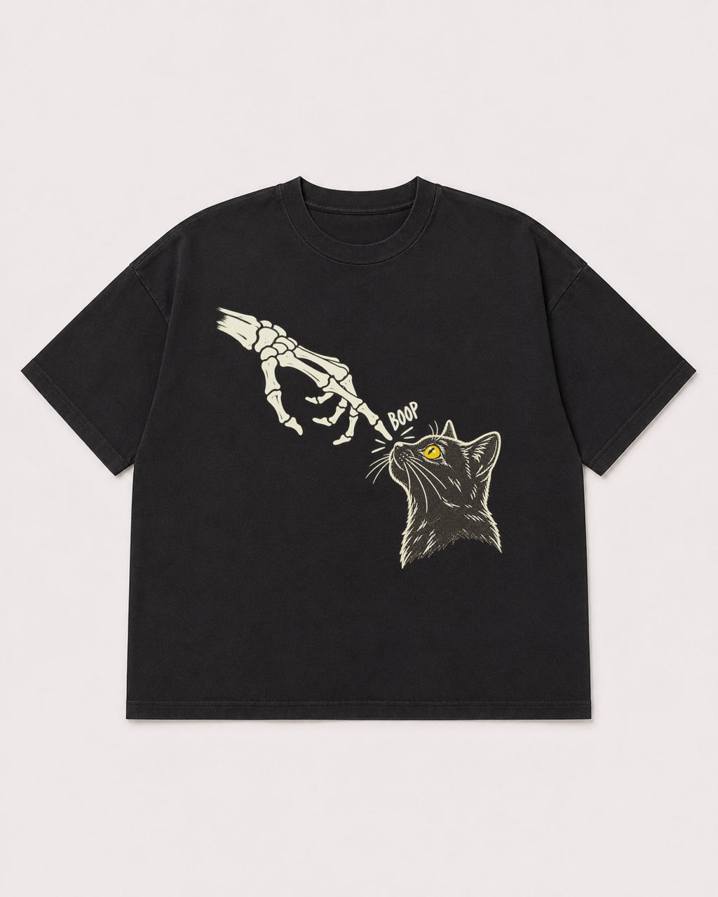 Mockup Boxy Heavyweight Tee Black product