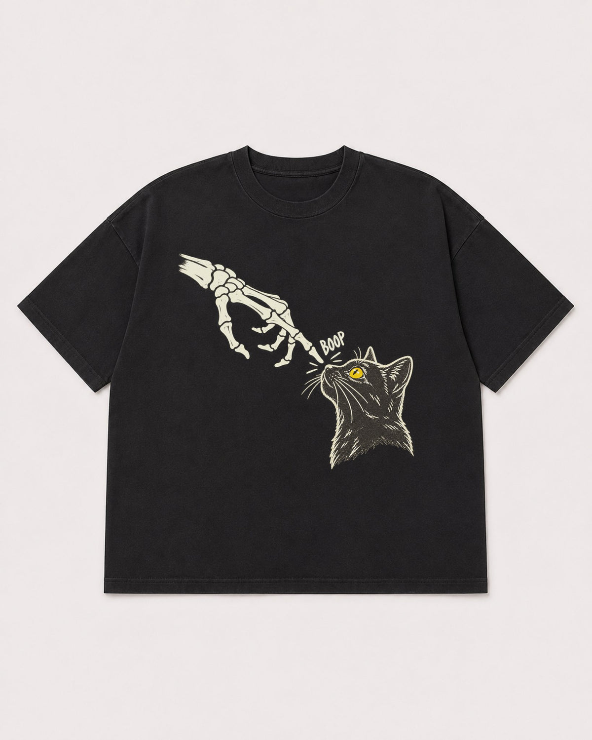 Mockup Boxy Heavyweight Tee Black product