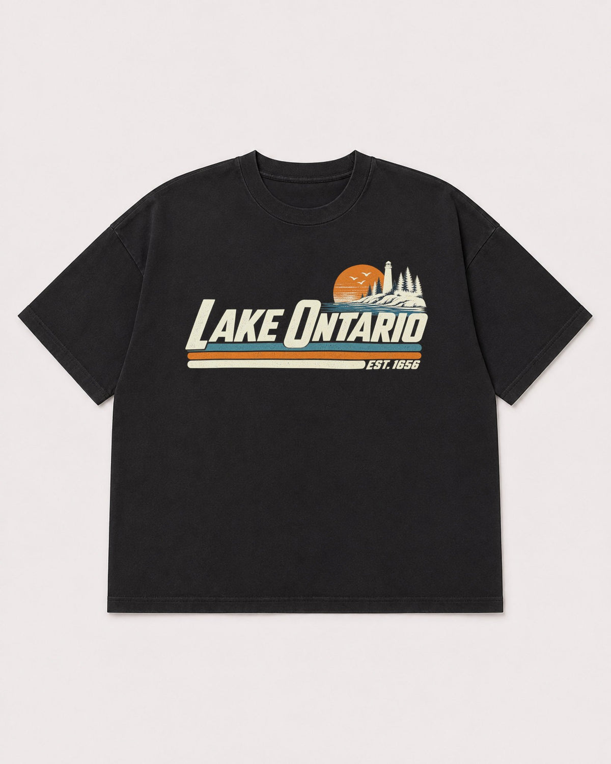 Mockup Boxy Heavyweight Tee Black product