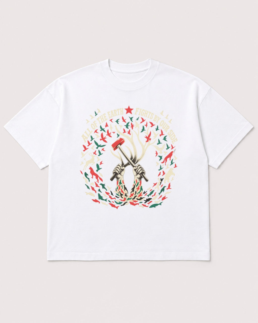 Mockup Boxy Heavyweight Tee White product