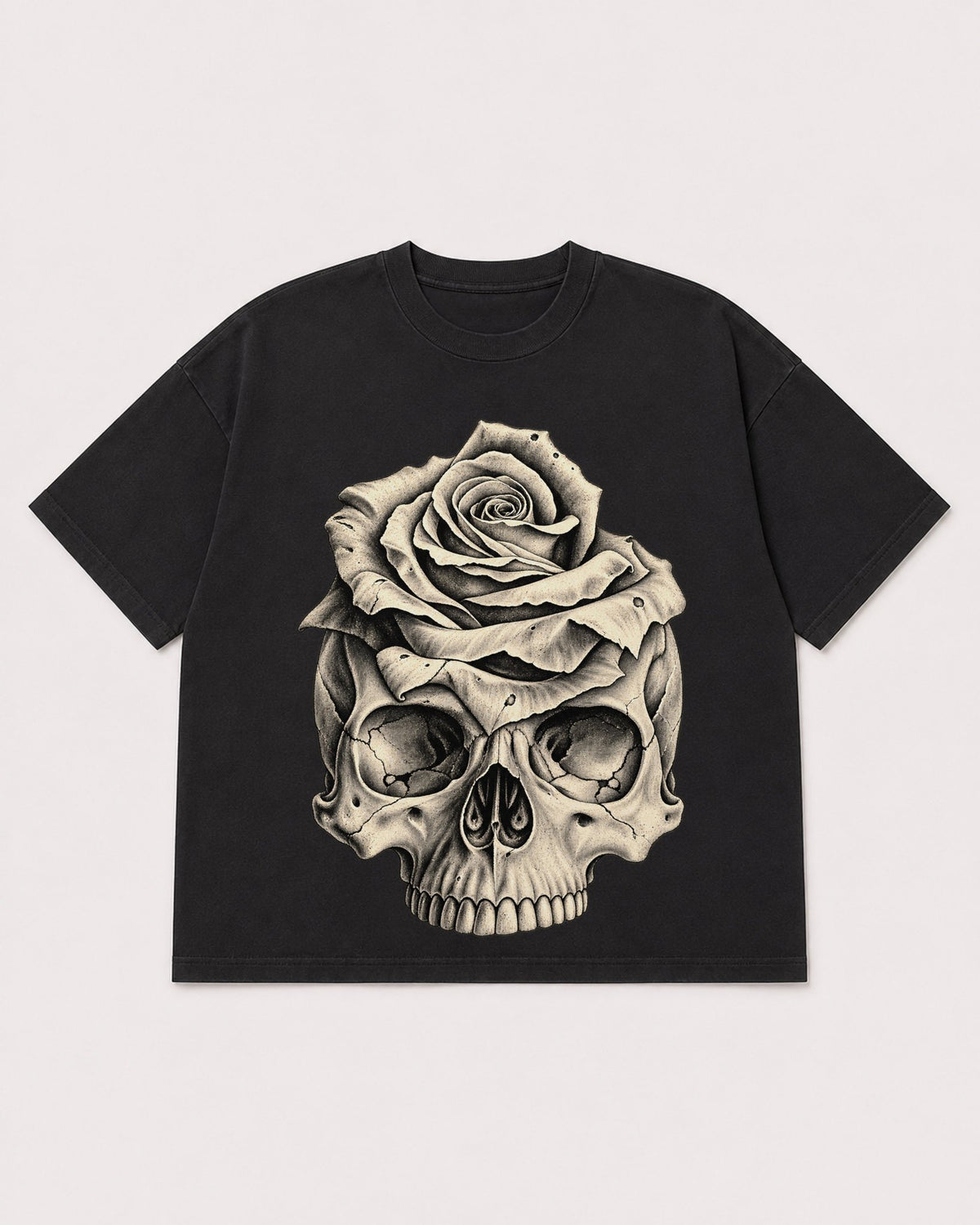 Mockup Boxy Heavyweight Tee Black product