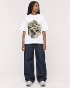 Mockup Boxy Heavyweight Tee White female full-body 04