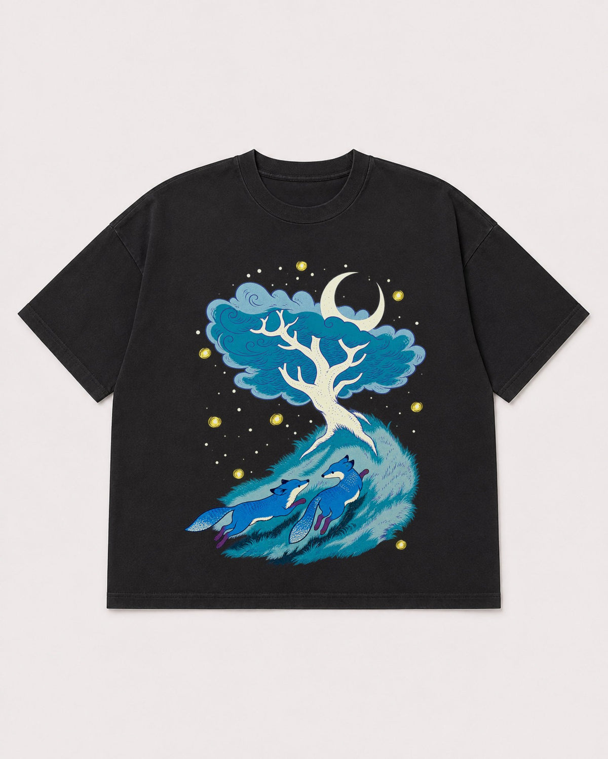 Mockup Boxy Heavyweight Tee Black product