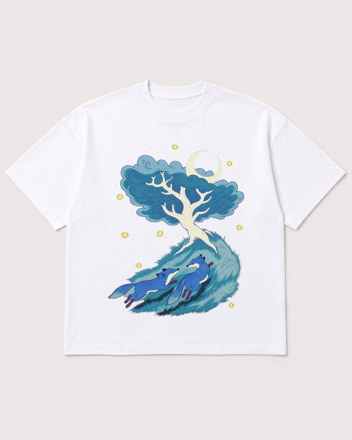 Mockup Boxy Heavyweight Tee White product