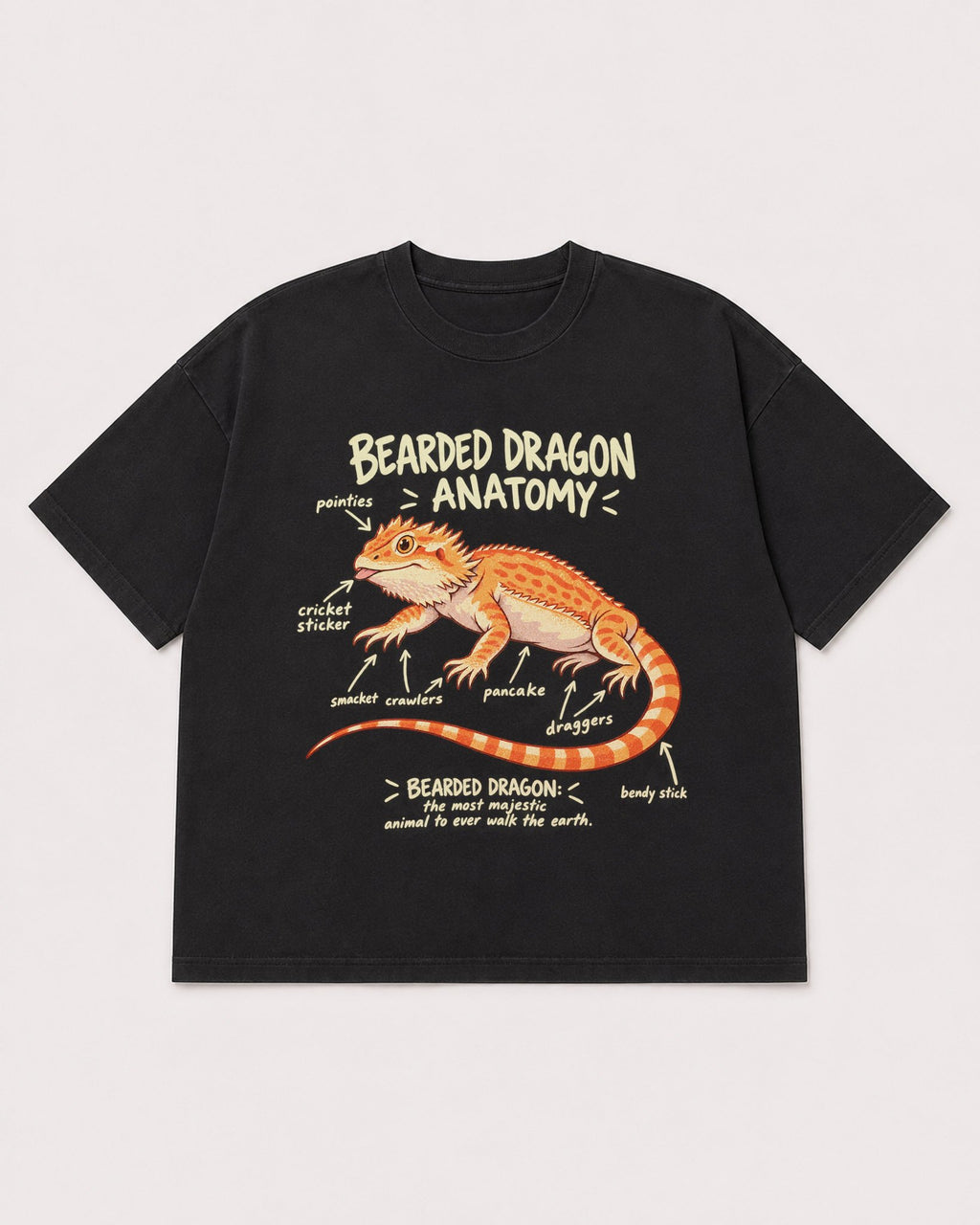 Mockup Boxy Heavyweight Tee Black product