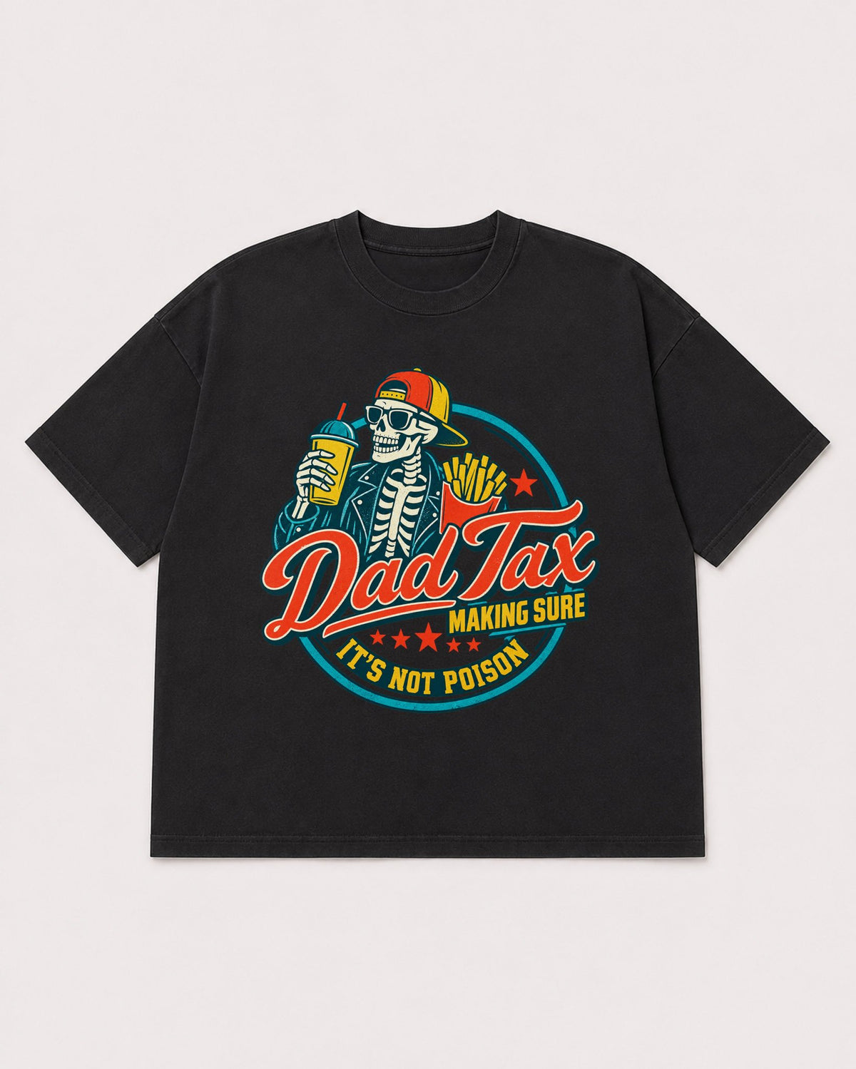 Mockup Boxy Heavyweight Tee Black product