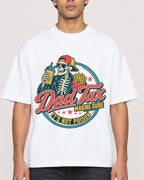Mockup Boxy Heavyweight Tee White male close-up 10