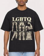 Mockup Boxy Heavyweight Tee Black male close-up 05