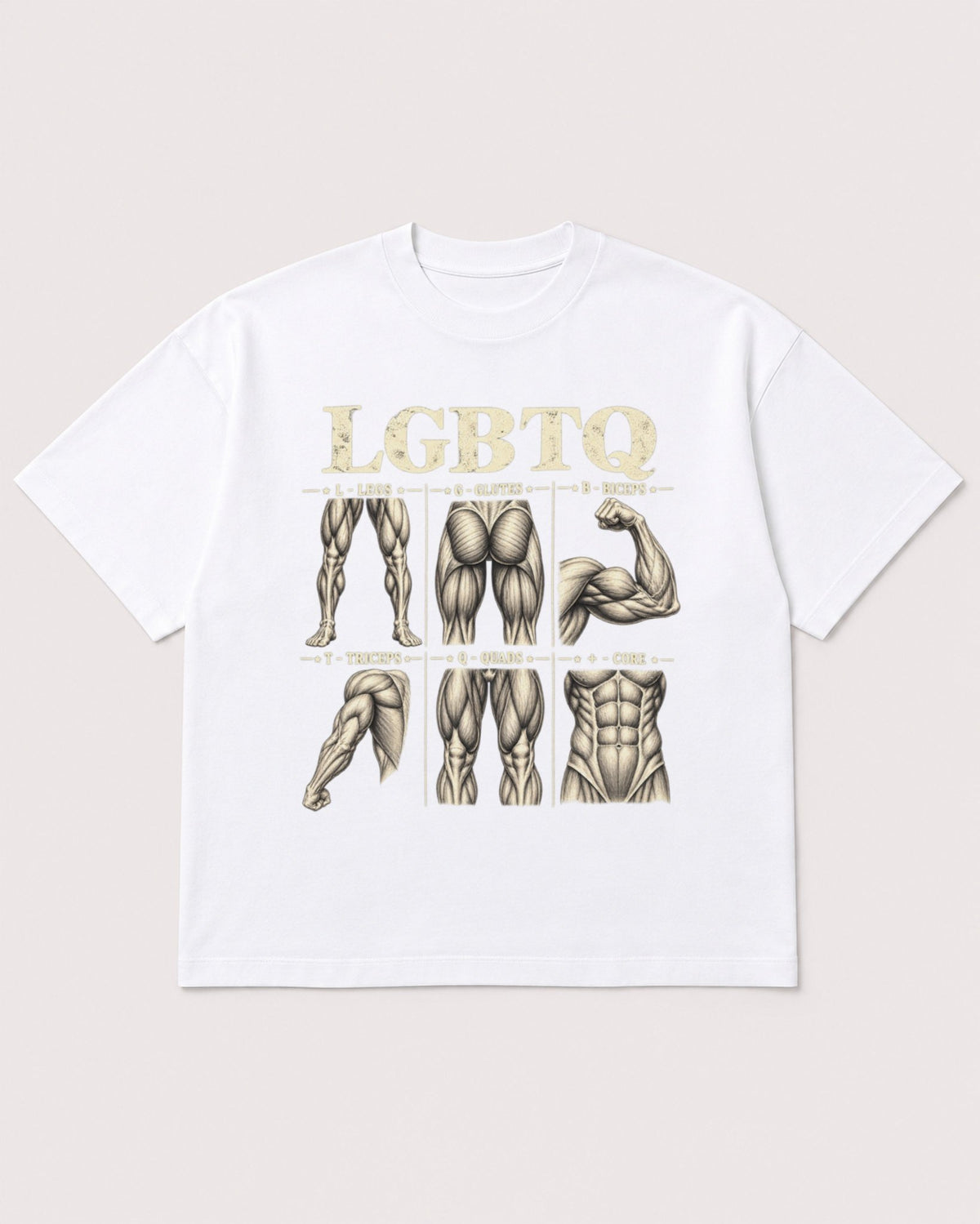 Mockup Boxy Heavyweight Tee White product