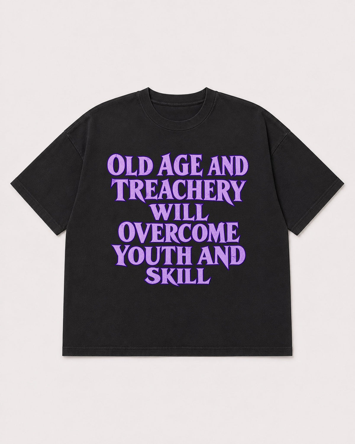 Mockup Boxy Heavyweight Tee Black product