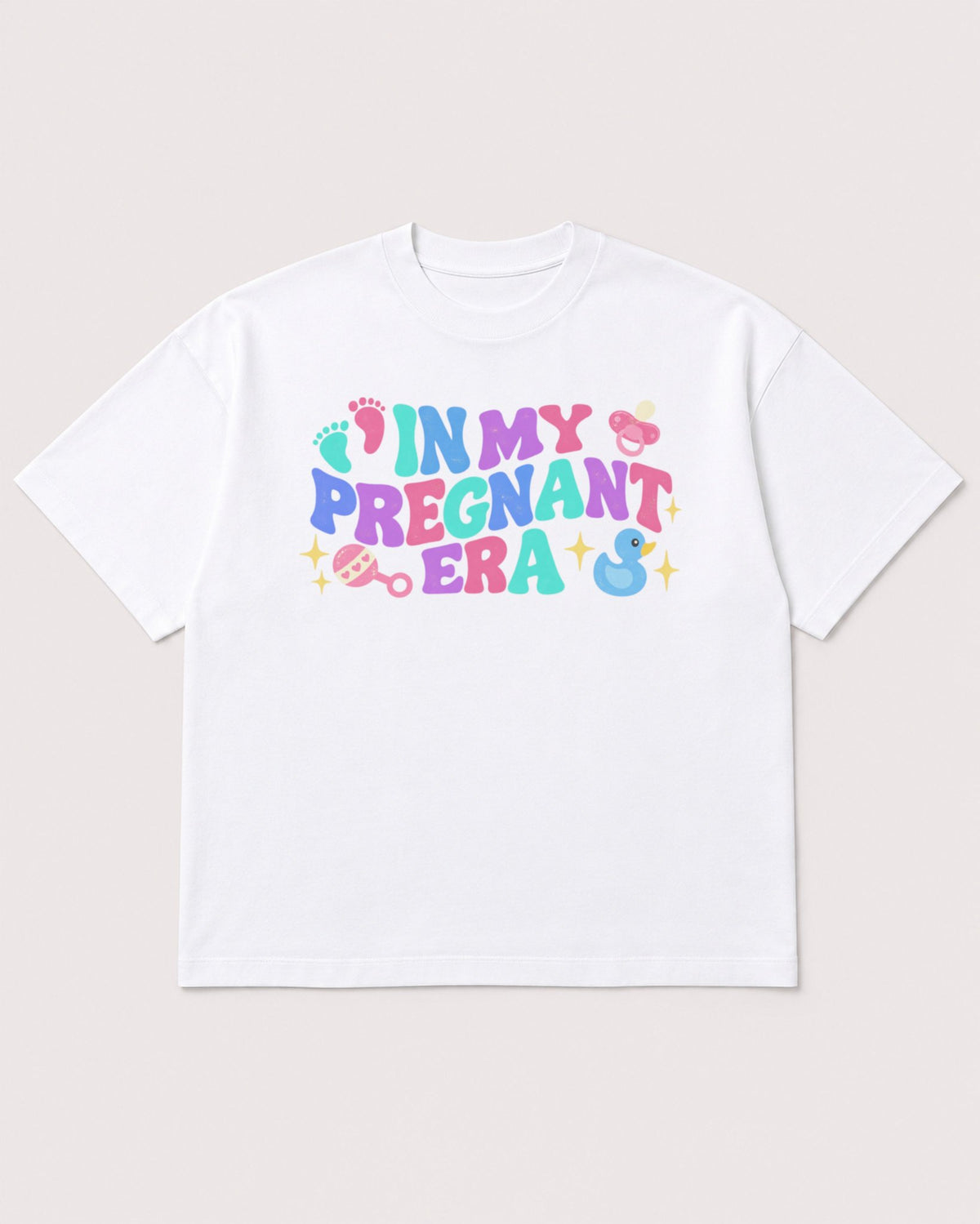 Mockup Boxy Heavyweight Tee White product