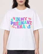 Mockup Boxy Heavyweight Tee White female close-up 03