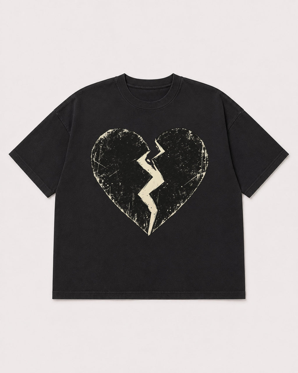 Mockup Boxy Heavyweight Tee Black product