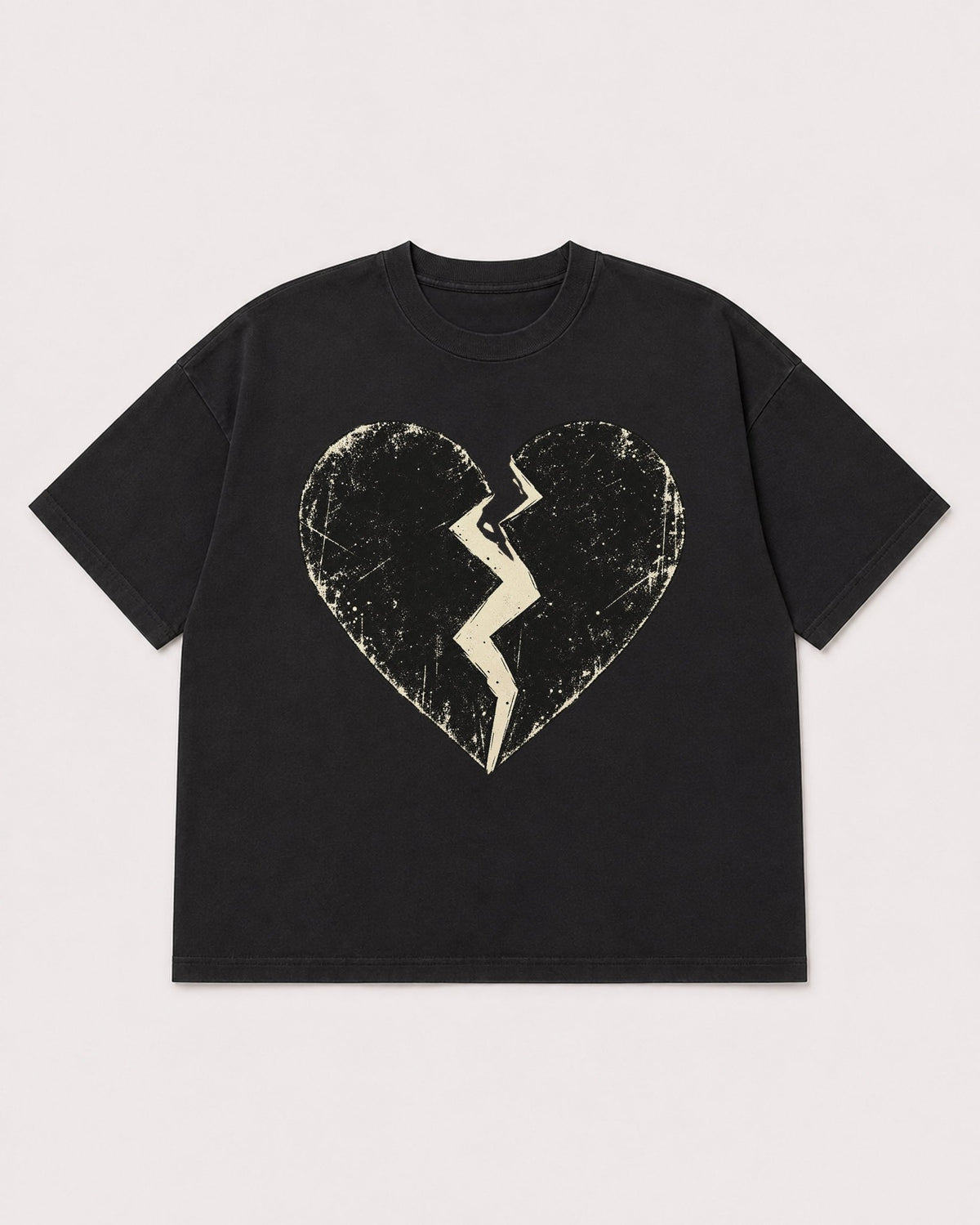 Mockup Boxy Heavyweight Tee Black product