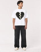 Mockup Boxy Heavyweight Tee White male full-body 10