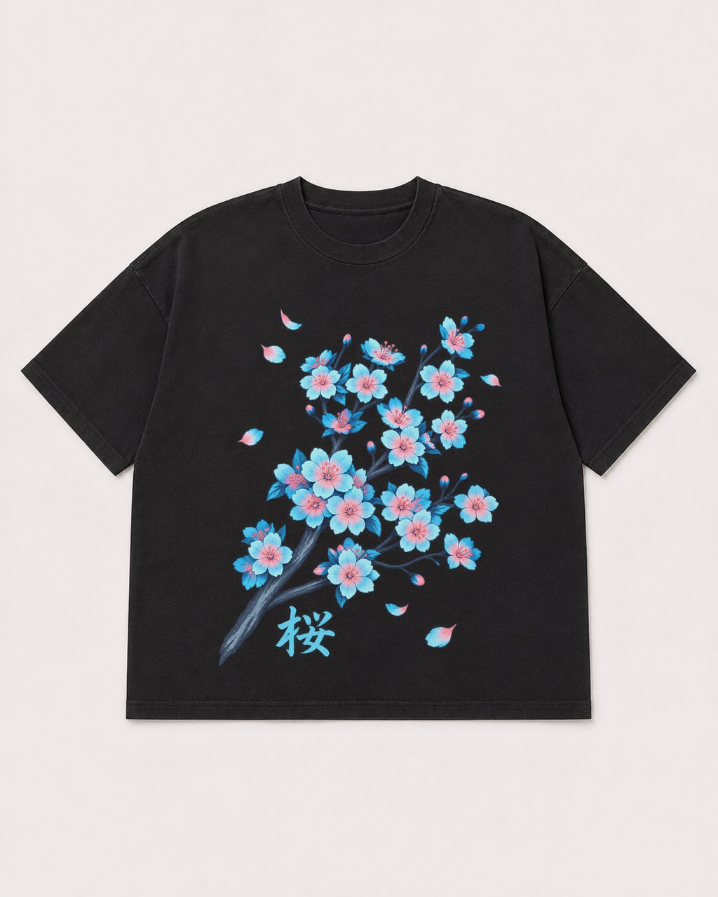 Mockup Boxy Heavyweight Tee Black product