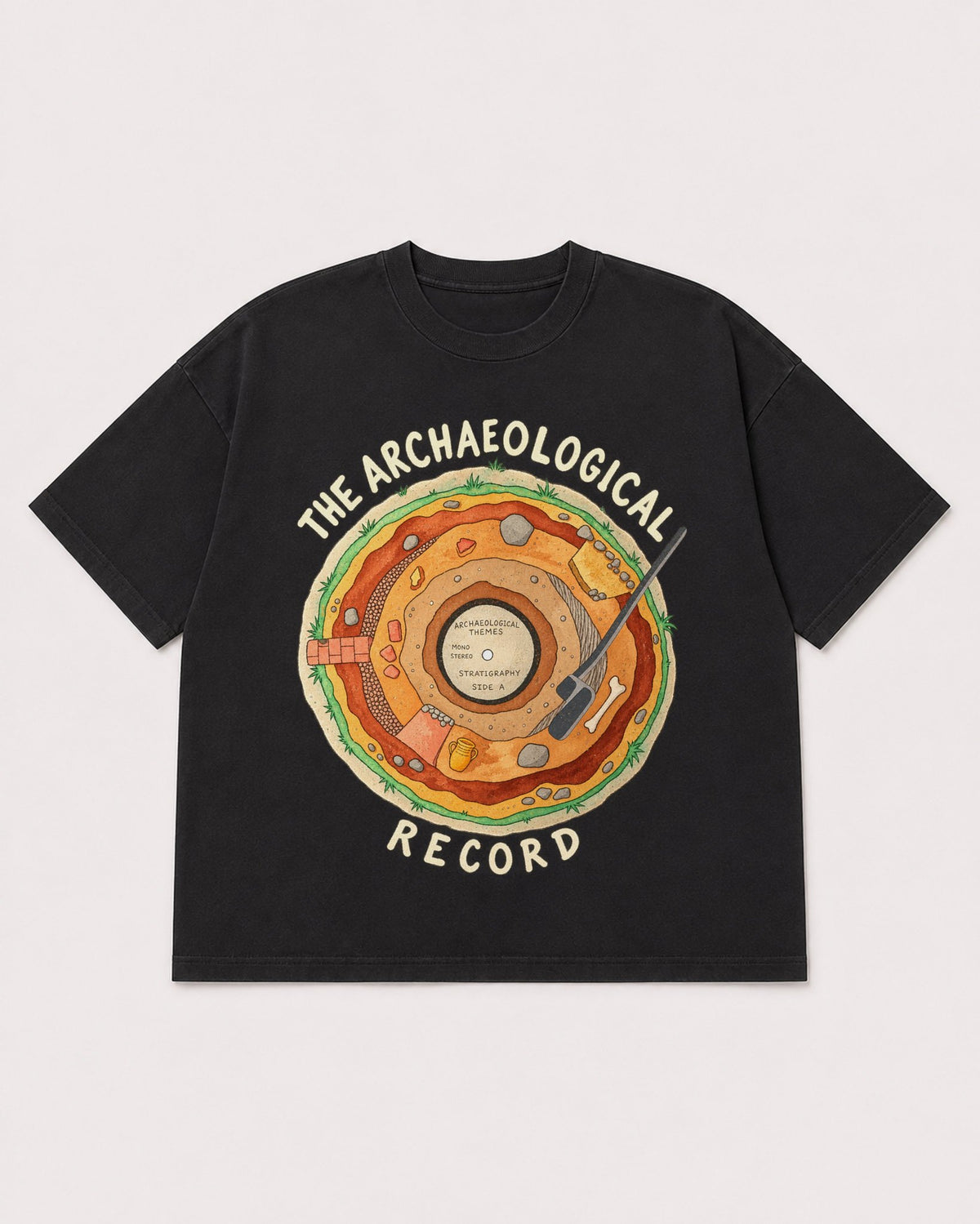 Mockup Boxy Heavyweight Tee Black product