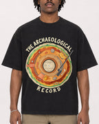 Mockup Boxy Heavyweight Tee Black male close-up 04