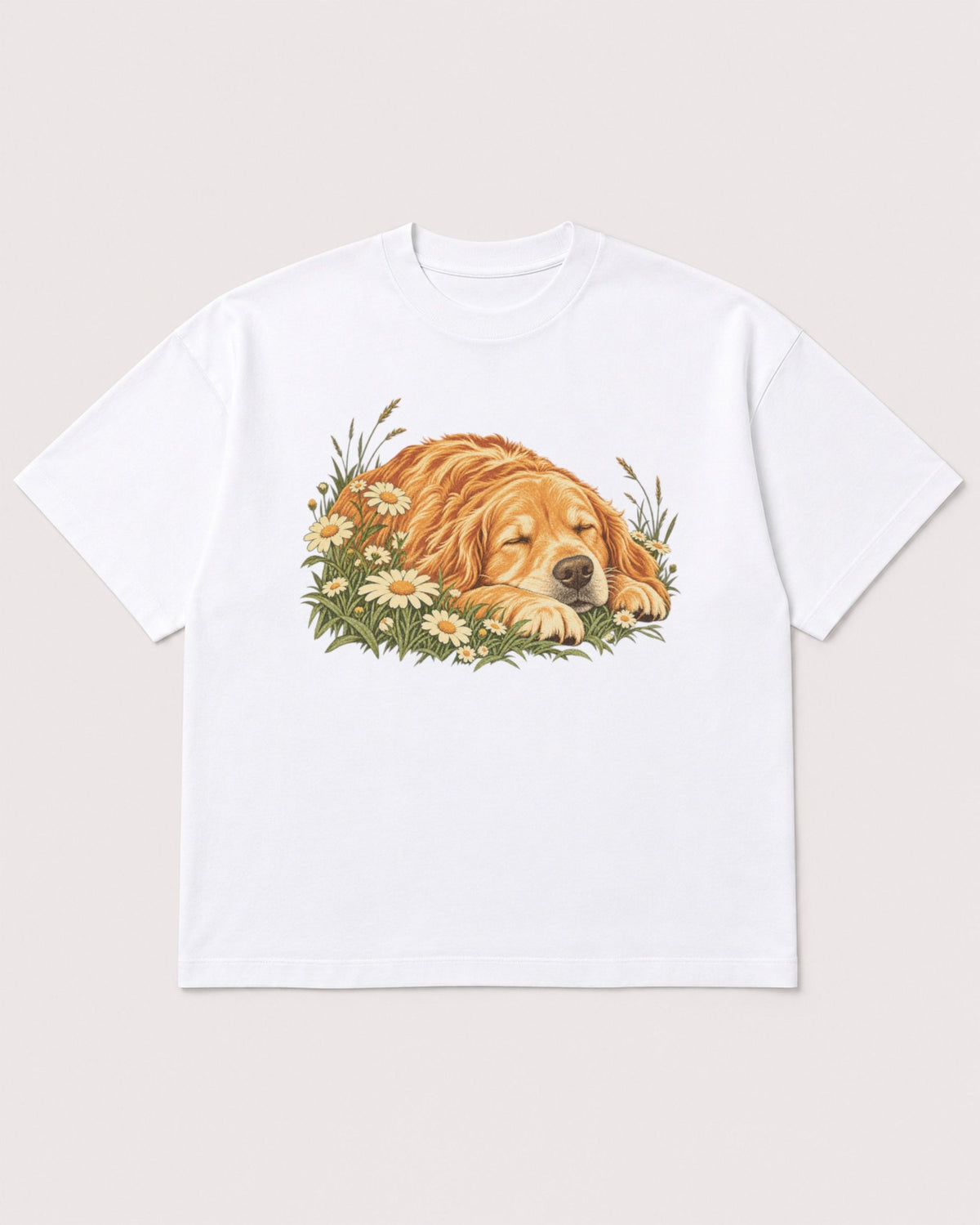 Mockup Boxy Heavyweight Tee White product