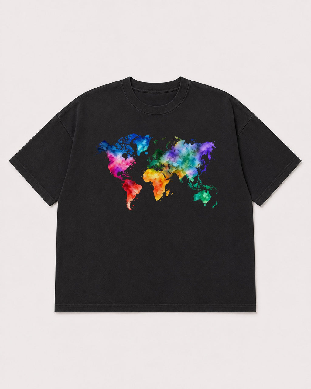 Mockup Boxy Heavyweight Tee Black product