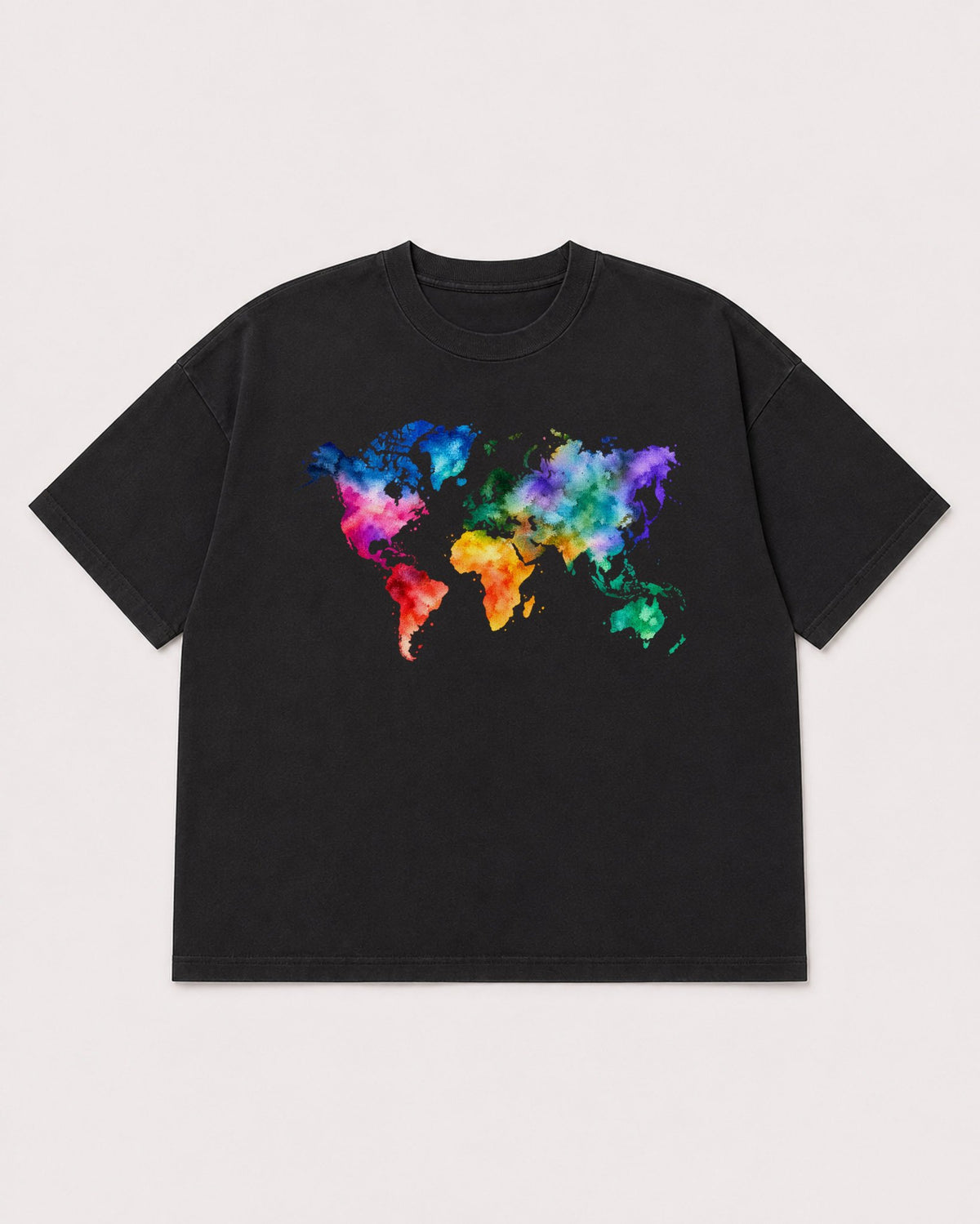 Mockup Boxy Heavyweight Tee Black product