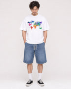Mockup Boxy Heavyweight Tee White male full-body 03