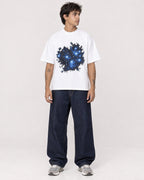Mockup Boxy Heavyweight Tee White male full-body 06