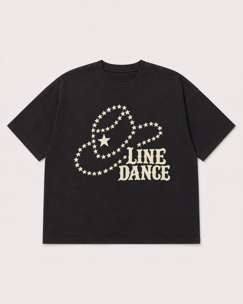 Mockup Boxy Heavyweight Tee Black product