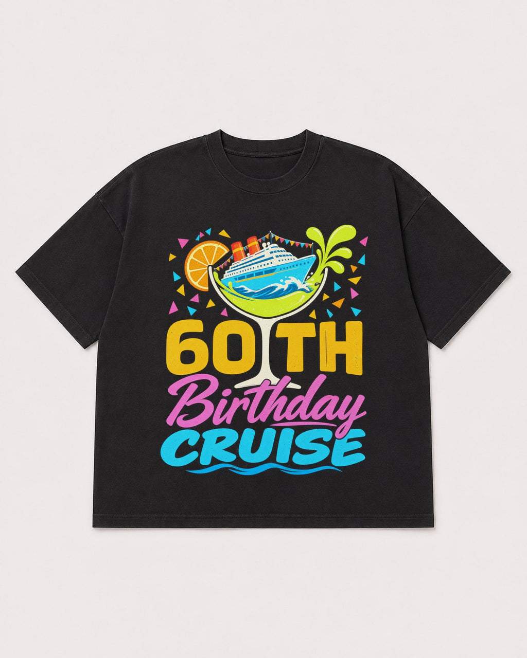 Mockup Boxy Heavyweight Tee Black product