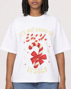 Mockup Boxy Heavyweight Tee White female close-up 15