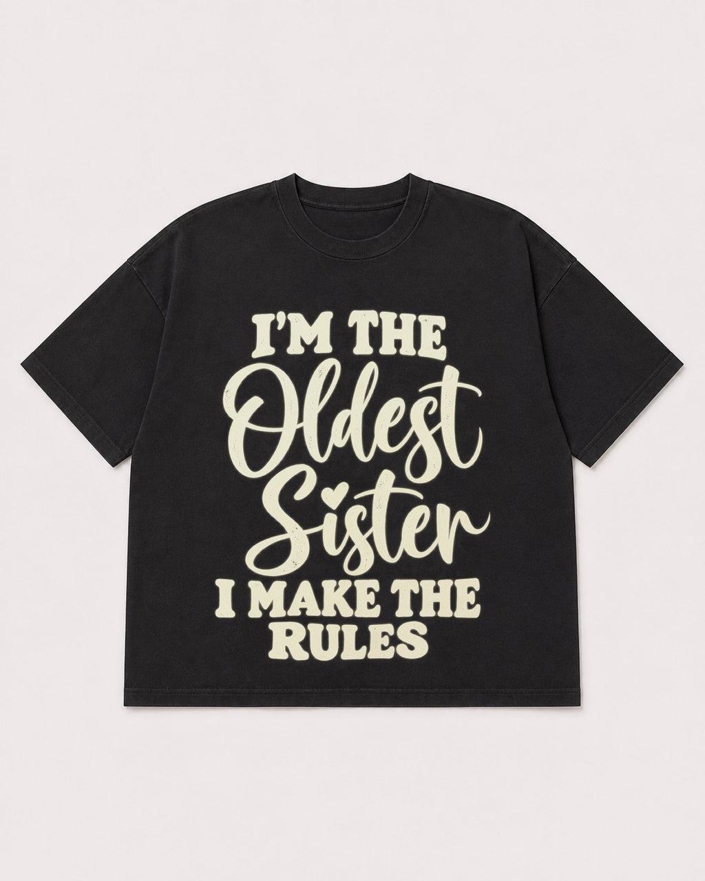 Mockup Boxy Heavyweight Tee Black product