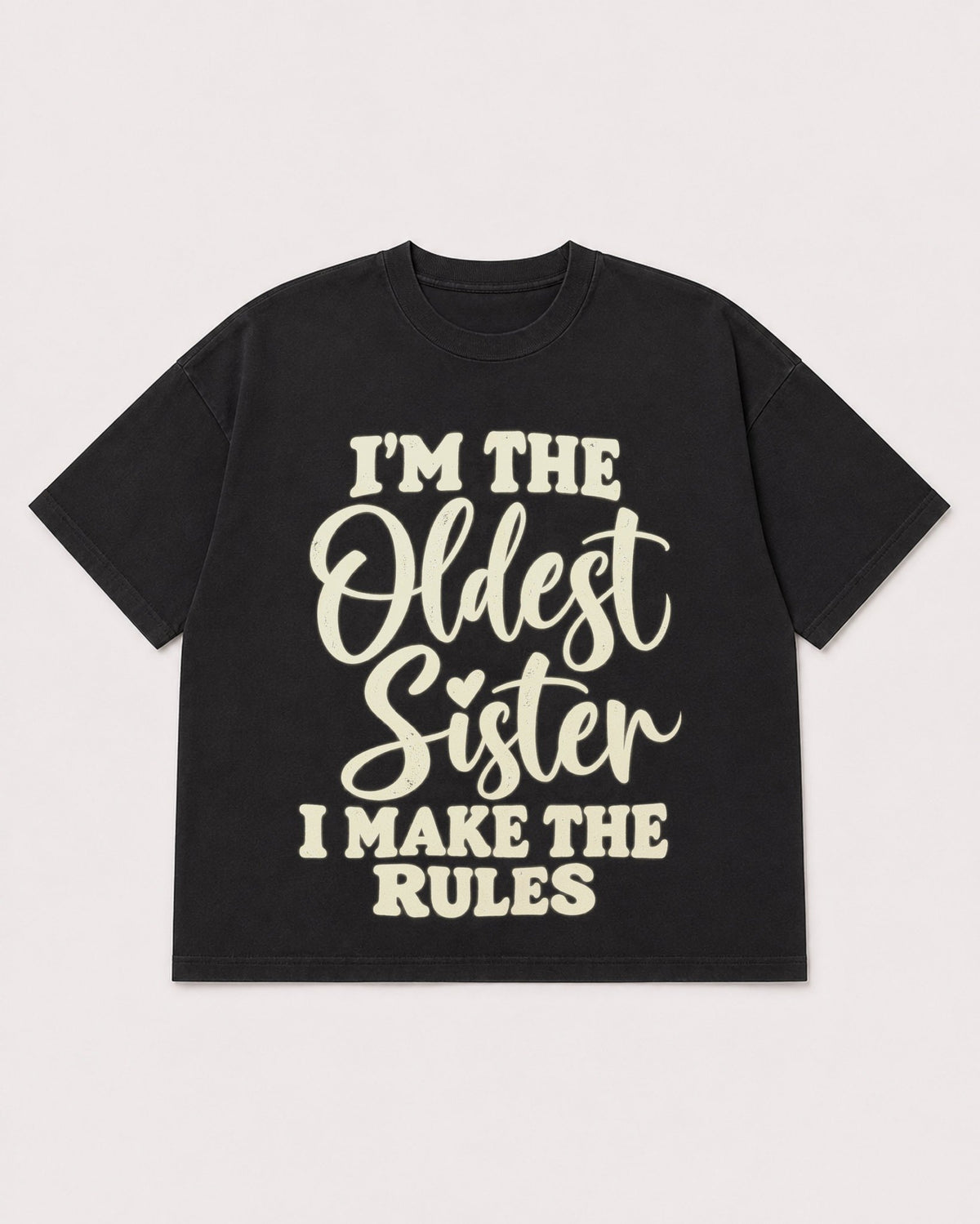 Mockup Boxy Heavyweight Tee Black product